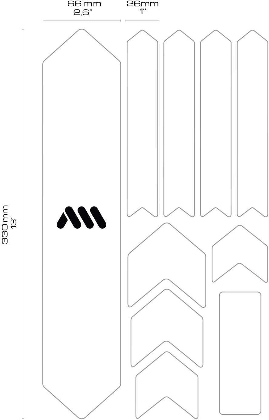 All Mountain Style AMS High Impact Frame Guard Extra Collaborations &ndash; Protects Your Bike from Scratches and Dings image number 1