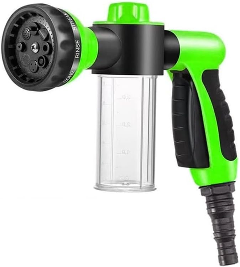 Garden Hose Nozzle Car Wash Foam Gun with Soap Dispenser Bottle Car Washing Watering Plants Pet Washing Sprayer image number 4
