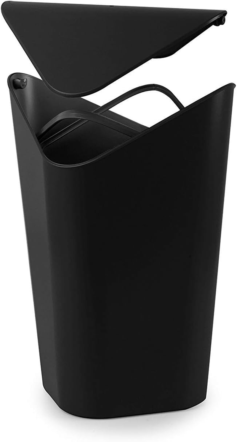 Umbra Corner CAN Swing Lid Square Trash Can Trash Can Dust Bin 5L Compact Black image number 3