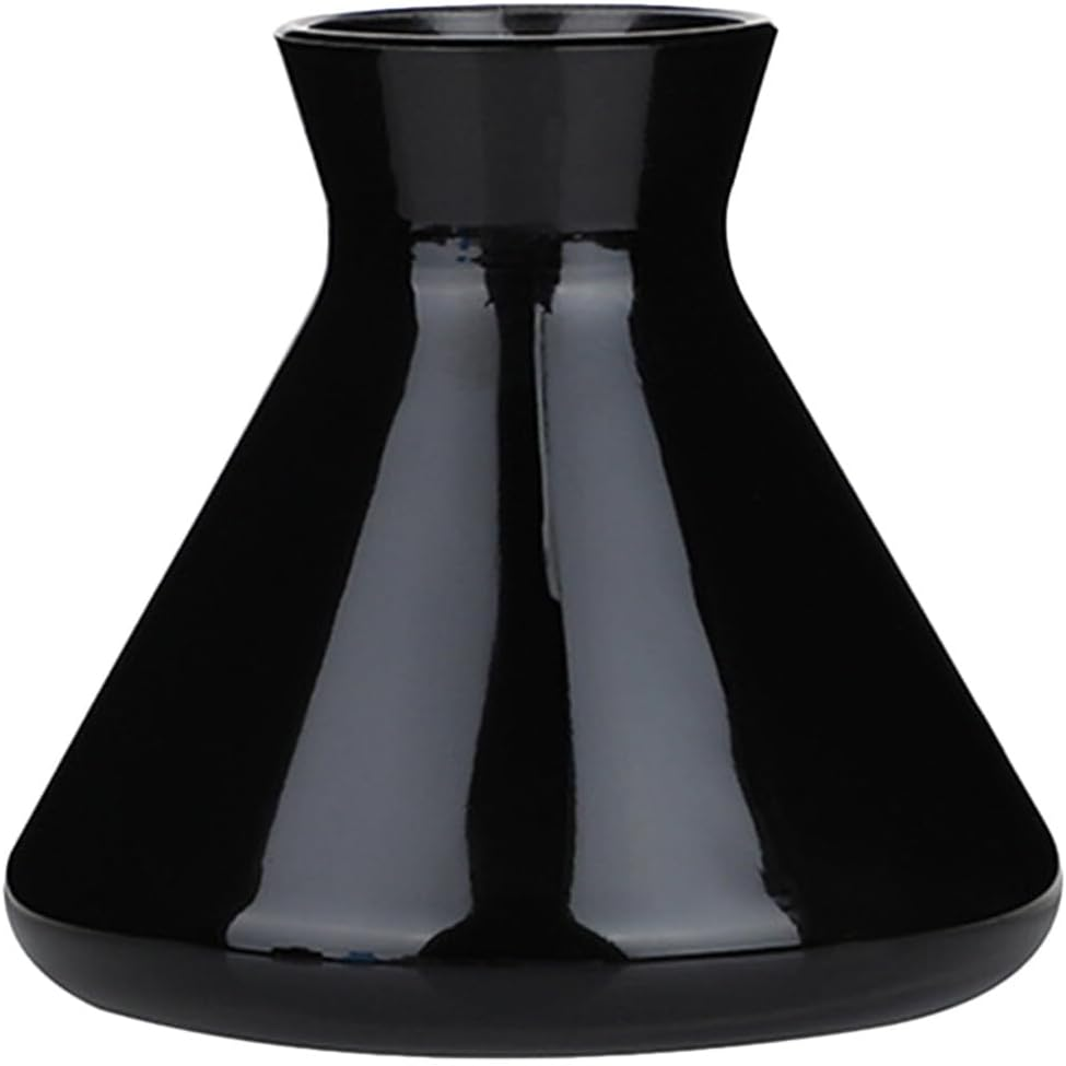 TEHAUX Glass Diffuser Bottle - Minimalist Empty Fragrance Container - Essential Oil Diffuser Jar for Home Office Replacement DIY Perfume Jars Black image number 6