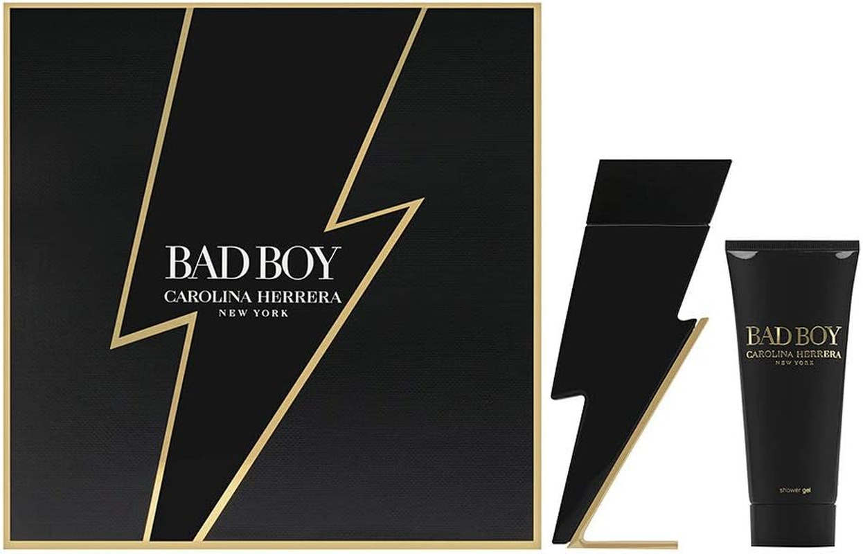 Carolina Herrera BAD BOY 2PC 100Ml/Sg100 Travel Size Personal Fragrance