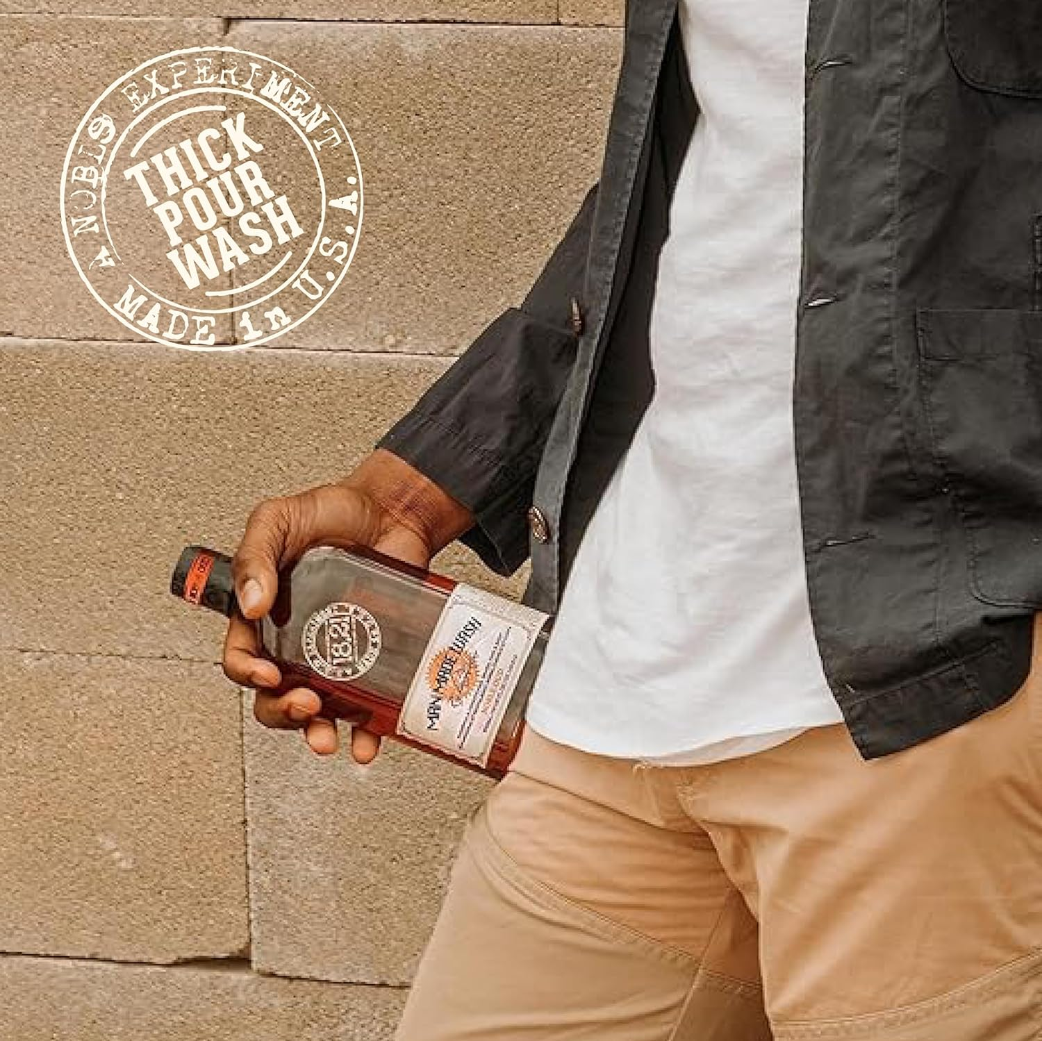 18.21 Man Made Original 3-In-1 Body Wash, Shampoo, & Conditioner for Men, All Hair & Skin Types, Strengthens and Moisturizes in a Manly Aroma image number 5