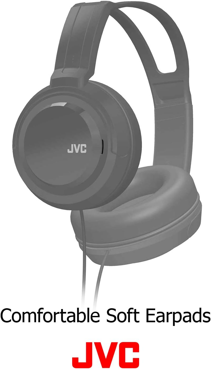 JVC HARX330 Full Size Extra Bass Headphone around Ear (Black) image number 4