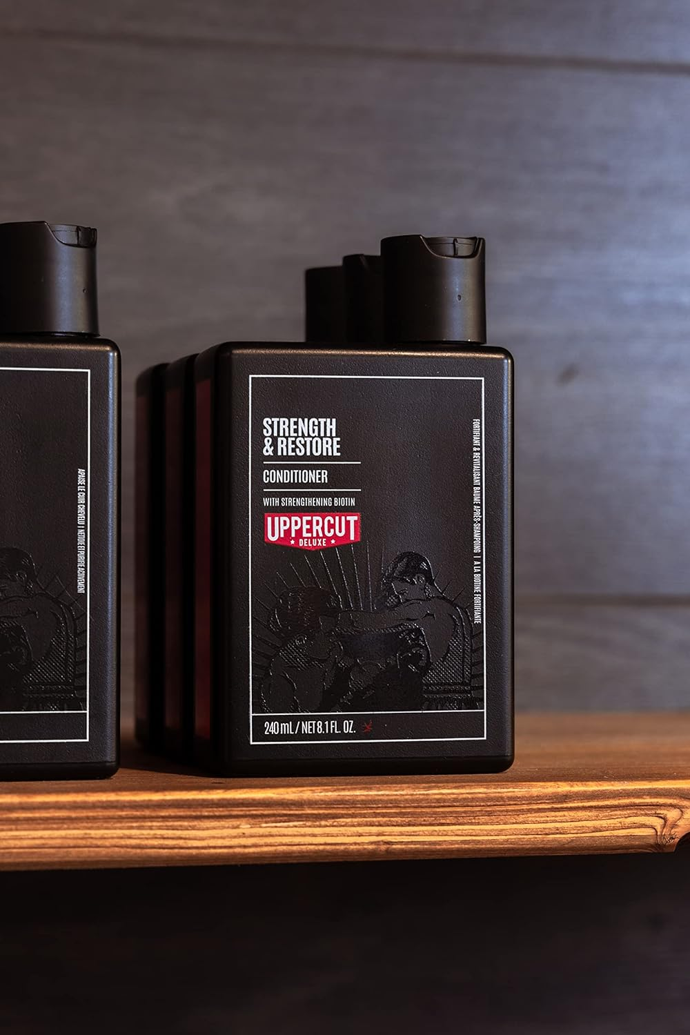 Uppercut Deluxe Strength and Restore Conditioner, Mens Hair Conditioner with Biotin and Caffeine to Help Promote Healthy Hair Growth, Mens Moisturising Conditioner 240Ml image number 4