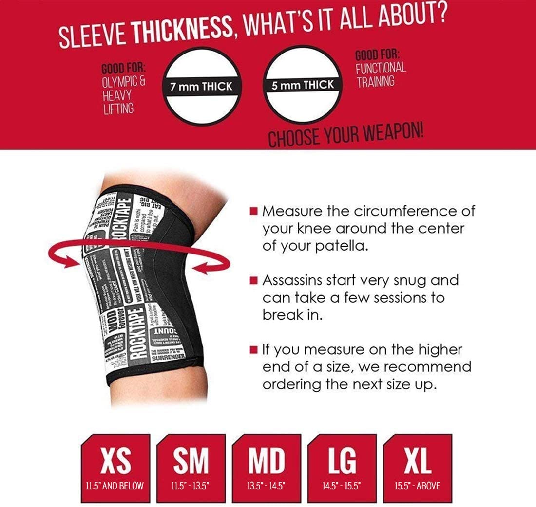 Rocktape Assassins Knee Sleeves image number 2