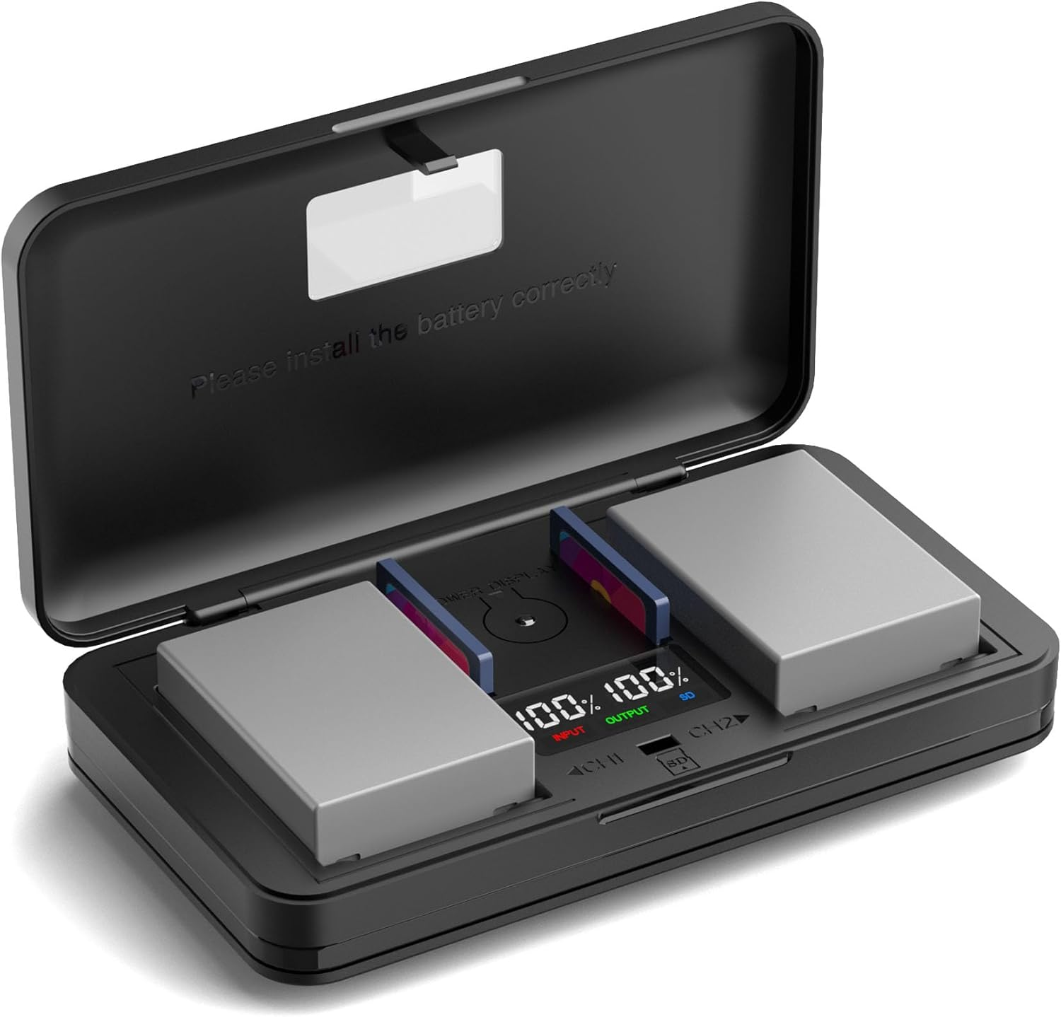 PS-BLS5 Bls50(2200Ma) Camera Battery Multifunctional Charger Set (Including Two Batteries) Compatible with Olympus OM-5 OM-D E-M5 III E-M10 E-M10 III E-M10 IV E-PL8 E-PL9 E-PL10 Stylus 1 Camera image number 3