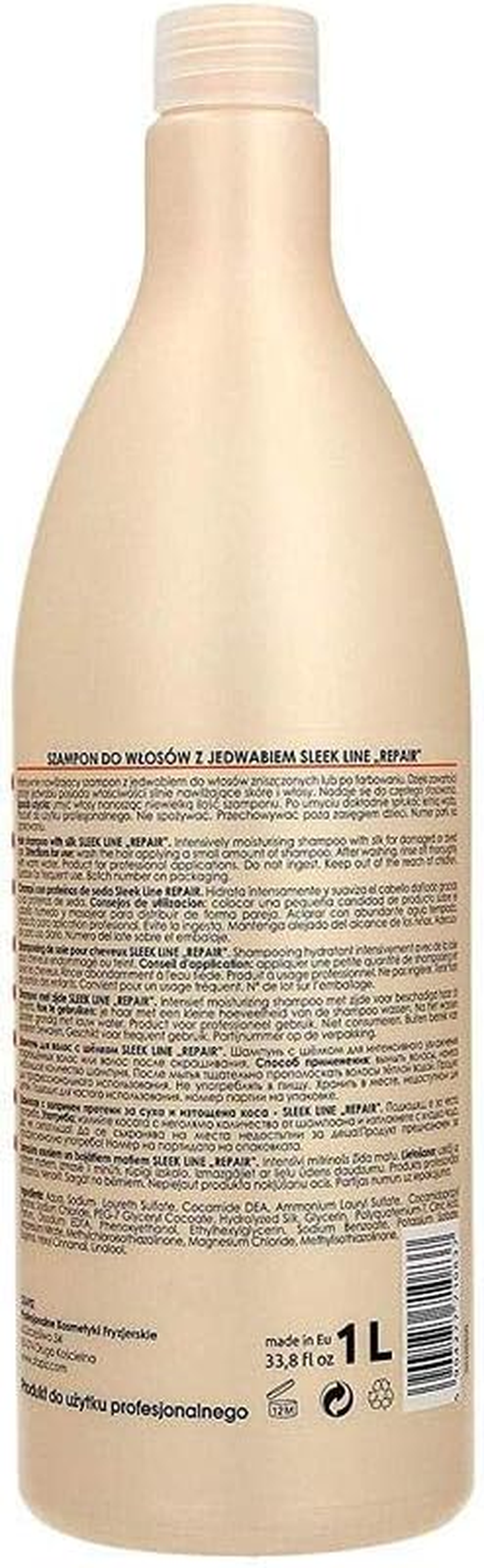 STAPIZ Sleek Line Shampoo with Silk Repair 1000 Ml
