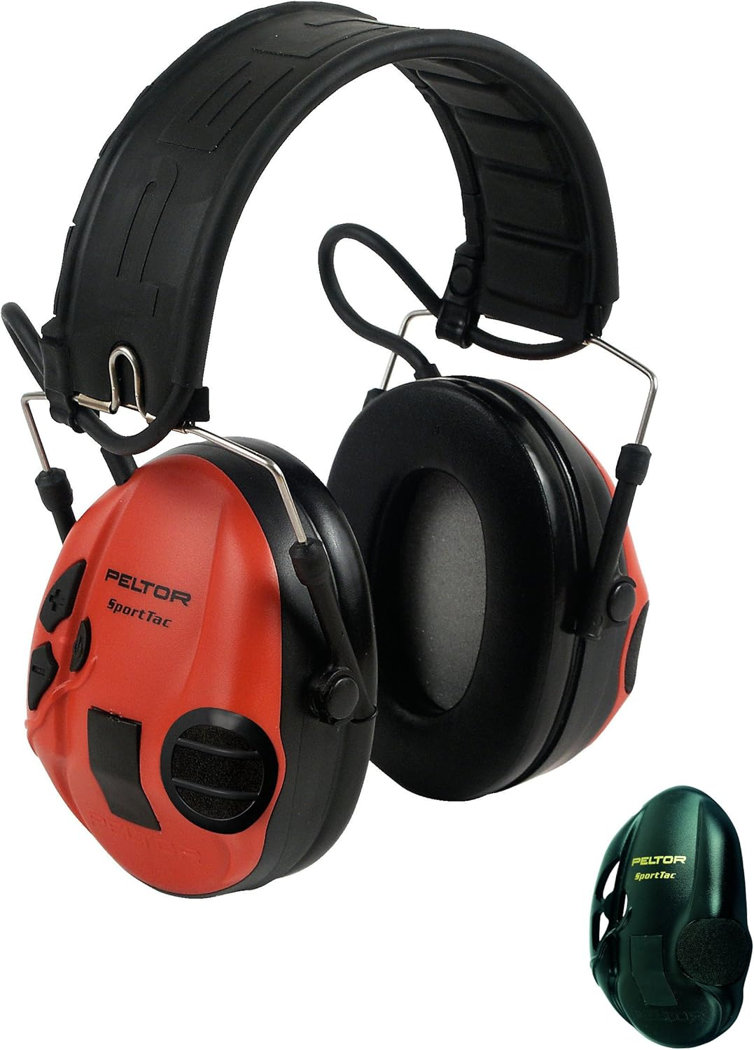 3M Peltor Sporttac Ear Protection Red and Black SNR 26 Db for Hunting and Shooting