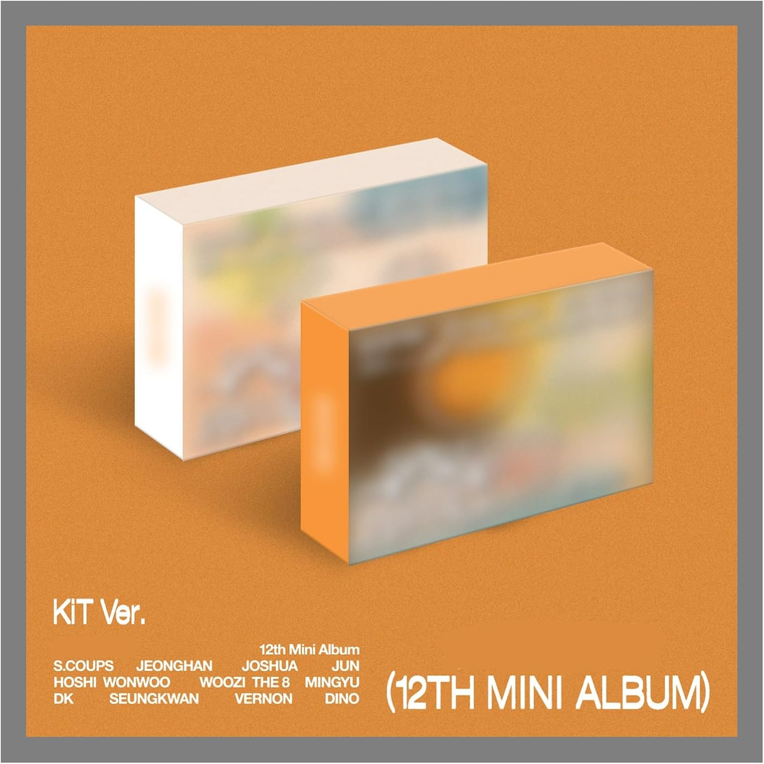 SEVENTEEN SPILL the FEELS 12Th Mini Album Kit Random Version 1Ea Kit+1Ea Ball Chain+1P Postcard+1P Title&Credit Card+26P Photocard+1P Selfie Photocard+Tracking Sealed SVT image number 2
