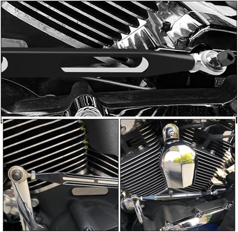 PRETYZOOM 1 Set Motorcycle Shifter Linkage, Chrome Gear Shift Replacement Gear Shifter Accessory image number 1