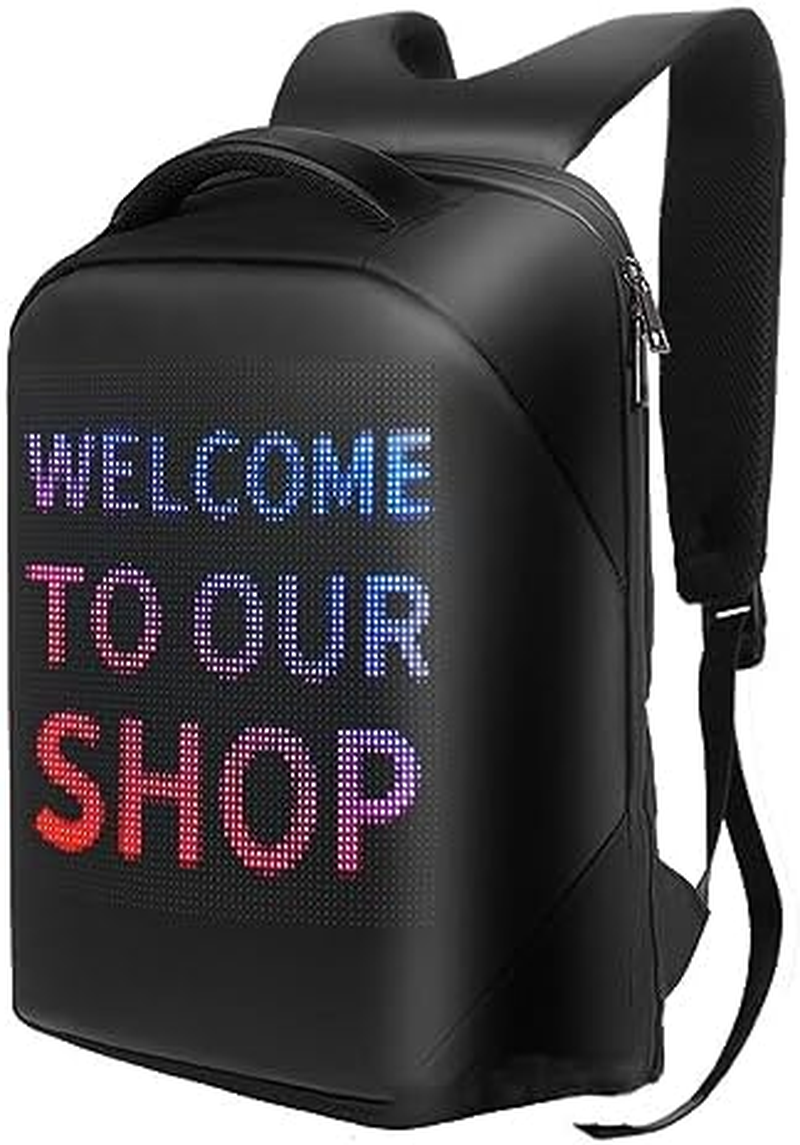 Full Color LED Display Backpack with High Brightness, Large Capacity, Waterproof and Breathable, Versatile Usage, for Advertising, Festival, Slogans, Commercial Promotions image number 3
