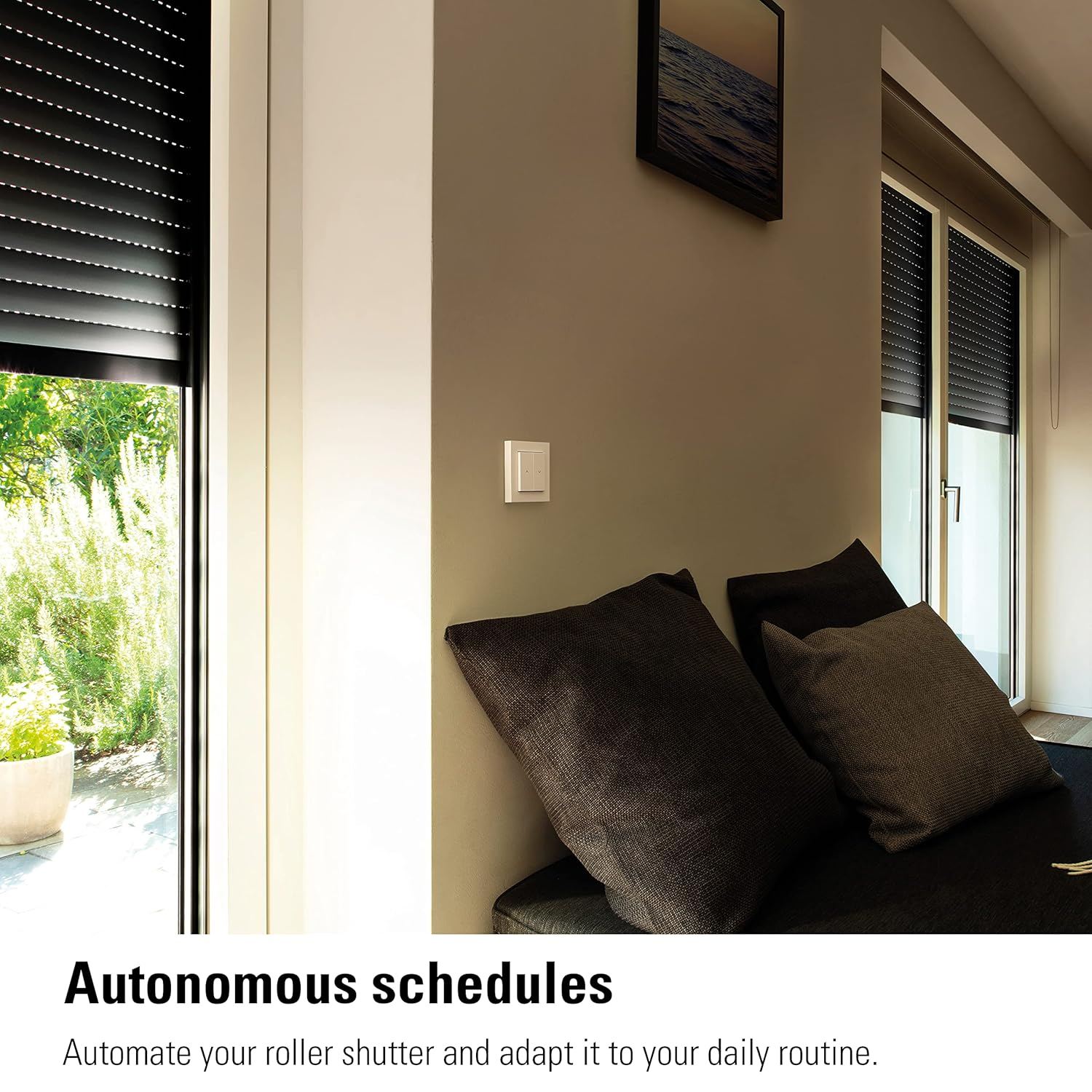 Eve Shutter Switch - Smart Roller Shutter Control with Built-In Schedules, Adaptive Shading, Siri Voice Control, Timer, Remote Access, No Bridge Needed, Bluetooth/Thread, Apple Homekit image number 6