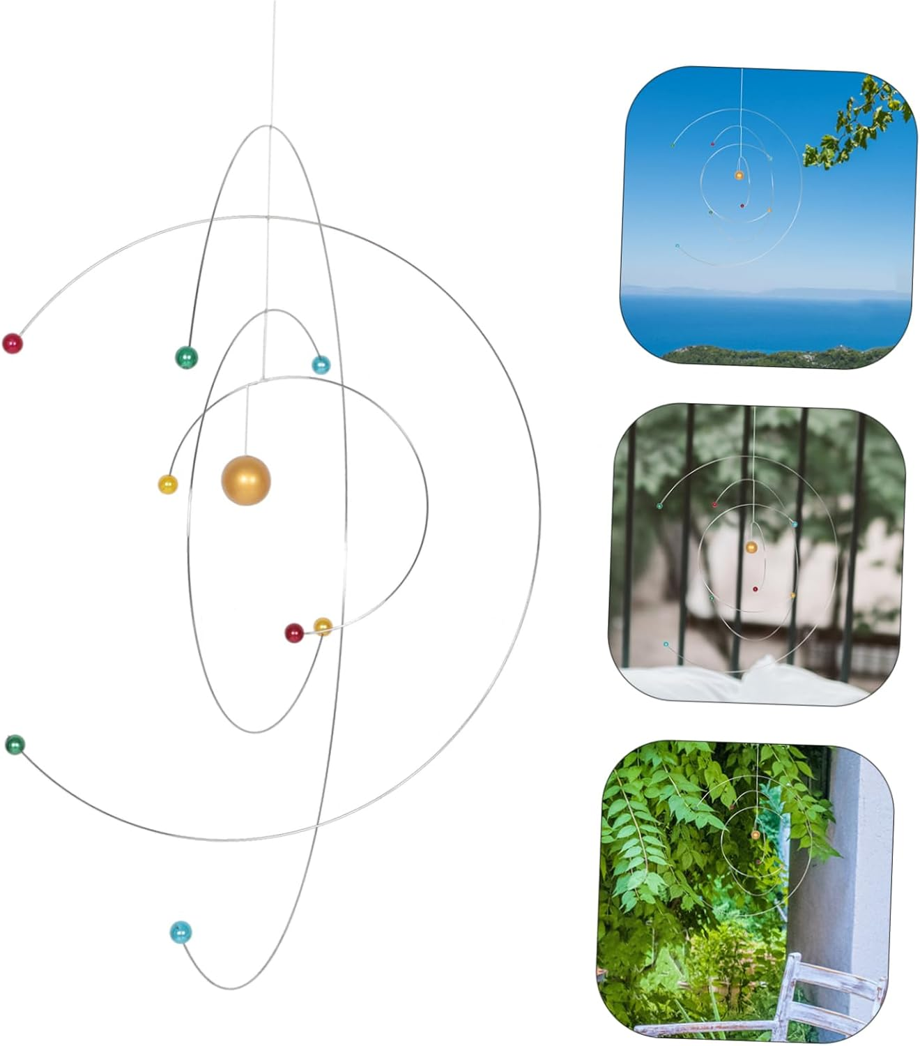 Educational Solar System Mobile Science Enthusiast Decor Hanging Mobile Kit for Boys and Girls image number 1