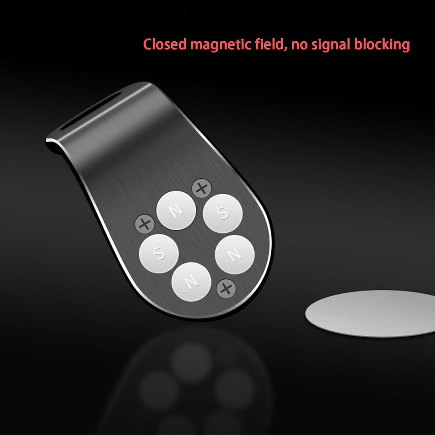 Car for Air Vent Car Mount, Speedometer Holder, Magnetic Holder for Ooono Co-Driver NO2/NO1 with Clips, Car Mobile Phone Holder, Universal Mobile Phone Holder, Car Accessories, Car Magnetic image number 5