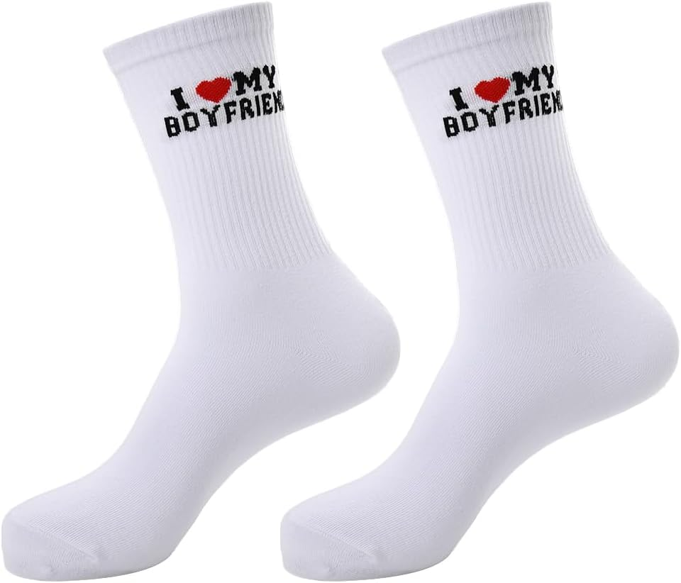 Valentines Day Socks Funny Couple Gifts for Boyfriend Girlfriend Gifts for Him Her Valentines'S Day Gifts for Couples Socks Gifts for Women Men