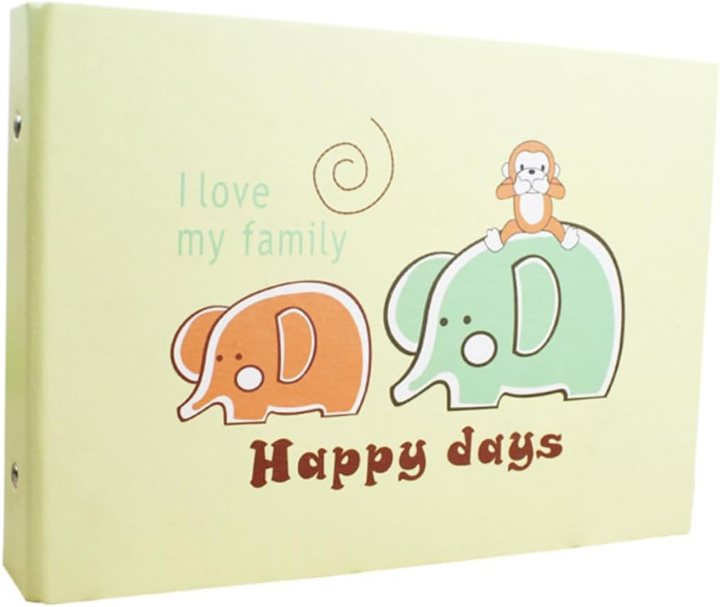 1Pc Light Pattern DIY Photo Album Creative Commemorative Book Pictures Album for Memorable Moments Present for Friends and Family image number 2