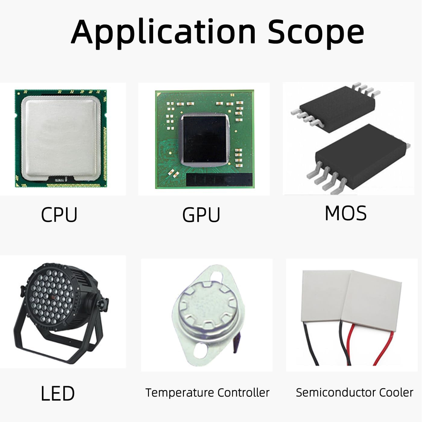 GD-3, 4 Pieces of Net Weight 7 Grams Syringe with Bag Packaging Gray Thermal Conductive Grease Paste Heat Sink Compound Silicone Plaster Computer Cooling BB7 image number 4