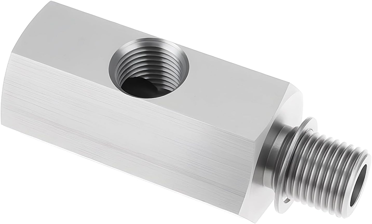 M10X1Mm Male X 1/8"NPT Oil Pressure Sensor Adapter for Oil Pressure Measurement image number 3