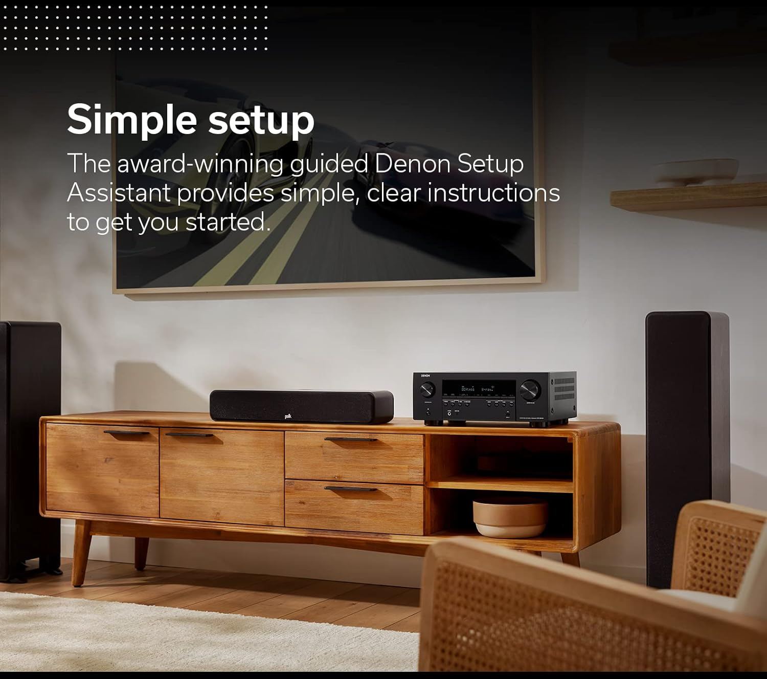 Denon AVR-S970H 8K AV Receiver | 7.2Ch Home Cinema Amplifier | Dolby Atmos | DTS:X | Dolby Surround Sound | and DTS Neural:X | Alexa Compatible | Bluetooth | Airplay 2 | HEOS Built-In Multiroom Audio