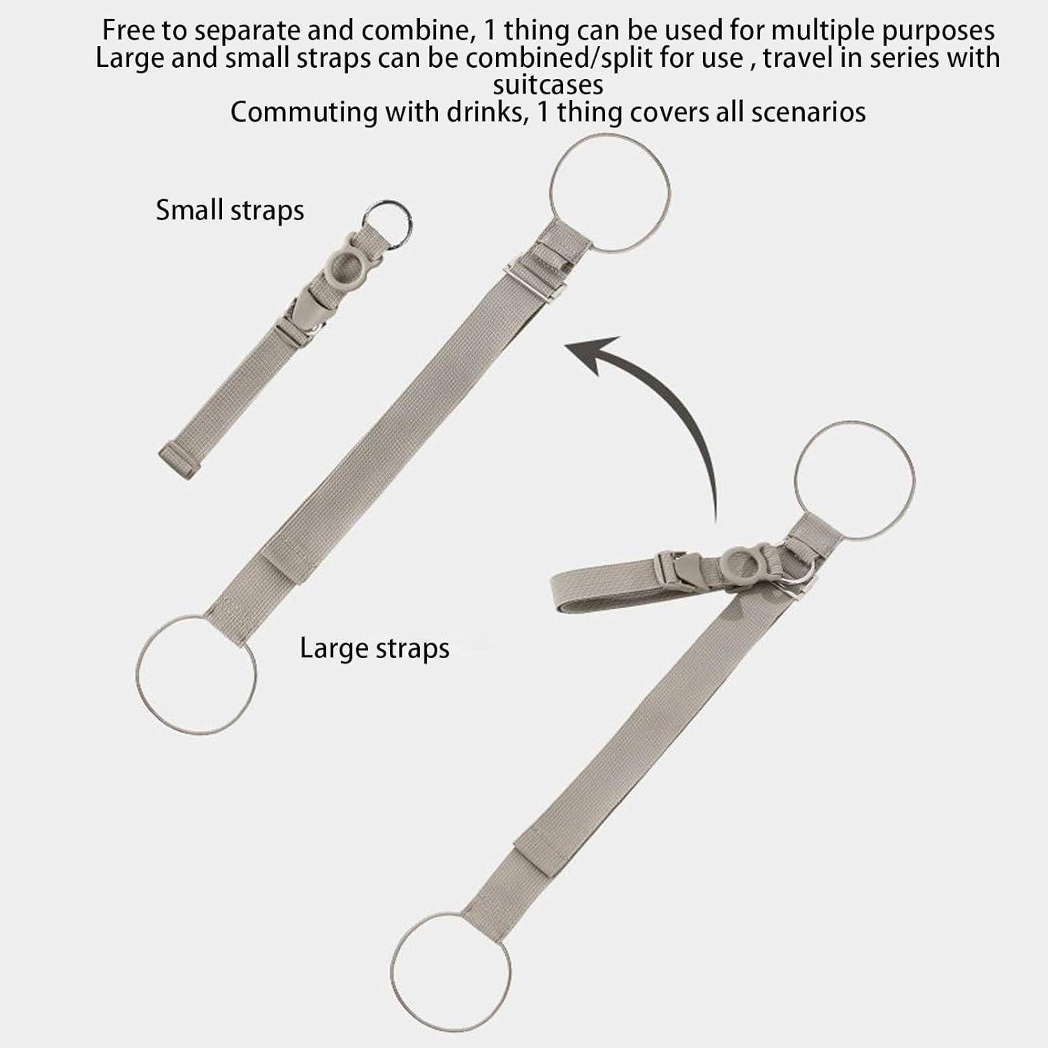 Luggage Straps, Elastic Travel Suitcase Belts, Wear-Resistant Anti-Theft Design, Adjustable Sturdy Fasteners, Multifunctional Packing Tools, Ideal for Business Trips, Family Vacations