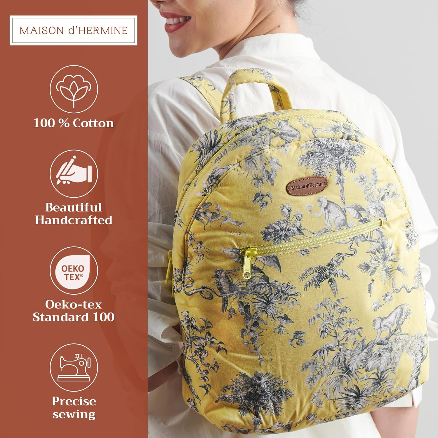 Maison D' Hermine Cotton Backpack