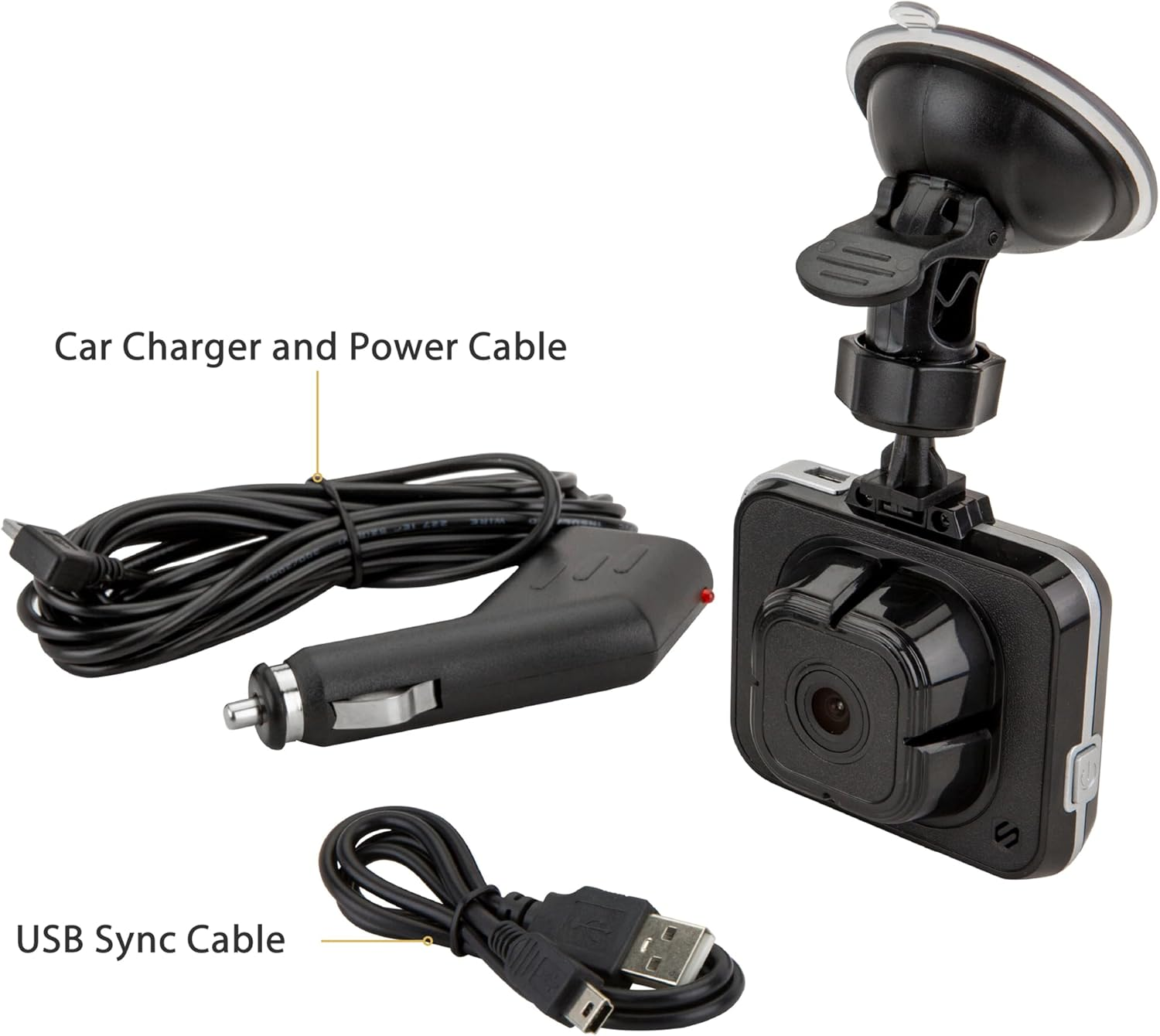 Scosche DDVRS0916G-SP 1080P Full HD Dash Cam with 2.2" Screen - Dash Camera DVR for Cars - Front View Dashcam Recorder with Enhanced Night Vision - 24/7 Parking Mode Car Security Video Surveillance image number 2