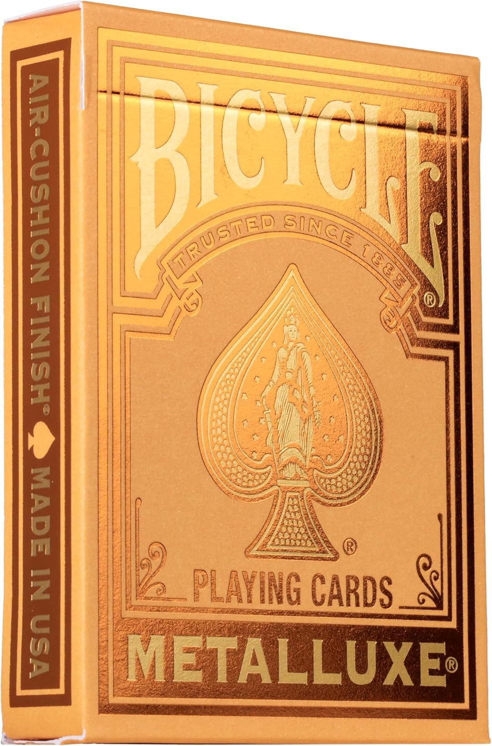 Bicycle Metalluxe Orange Playing Cards Deck image number 1