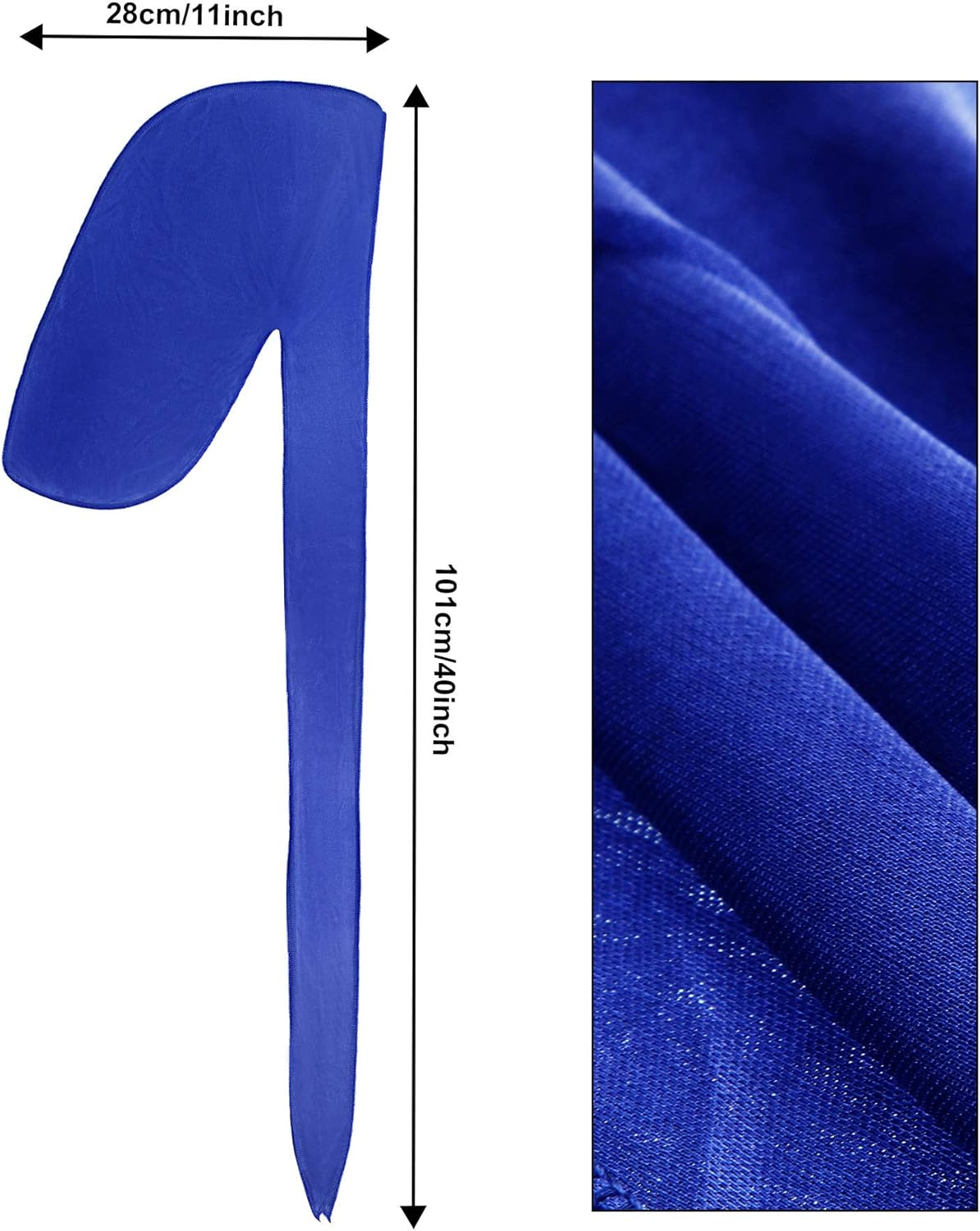 SATINIOR 12 Pieces Silky Durag Caps Soft Long Tail Headscarf Elastic Wide Straps Headwraps for Women Men Favors, 12 Colors