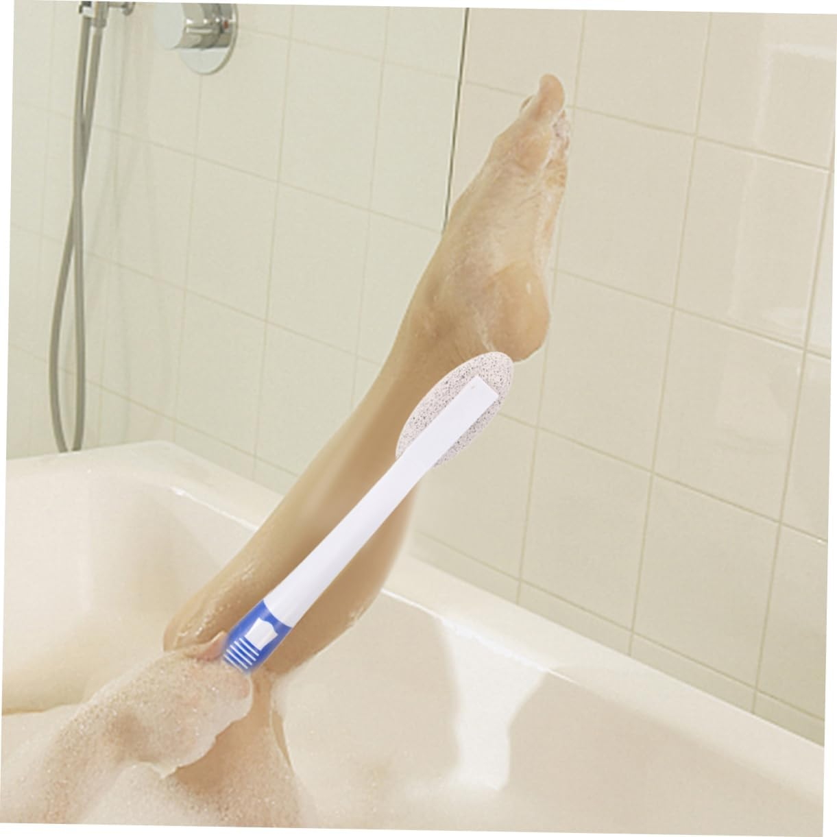 LALADEFIEE 2Pcs Ergonomic Foot File Pumice Stone Callous Remover Tool for Home Professional Use image number 4