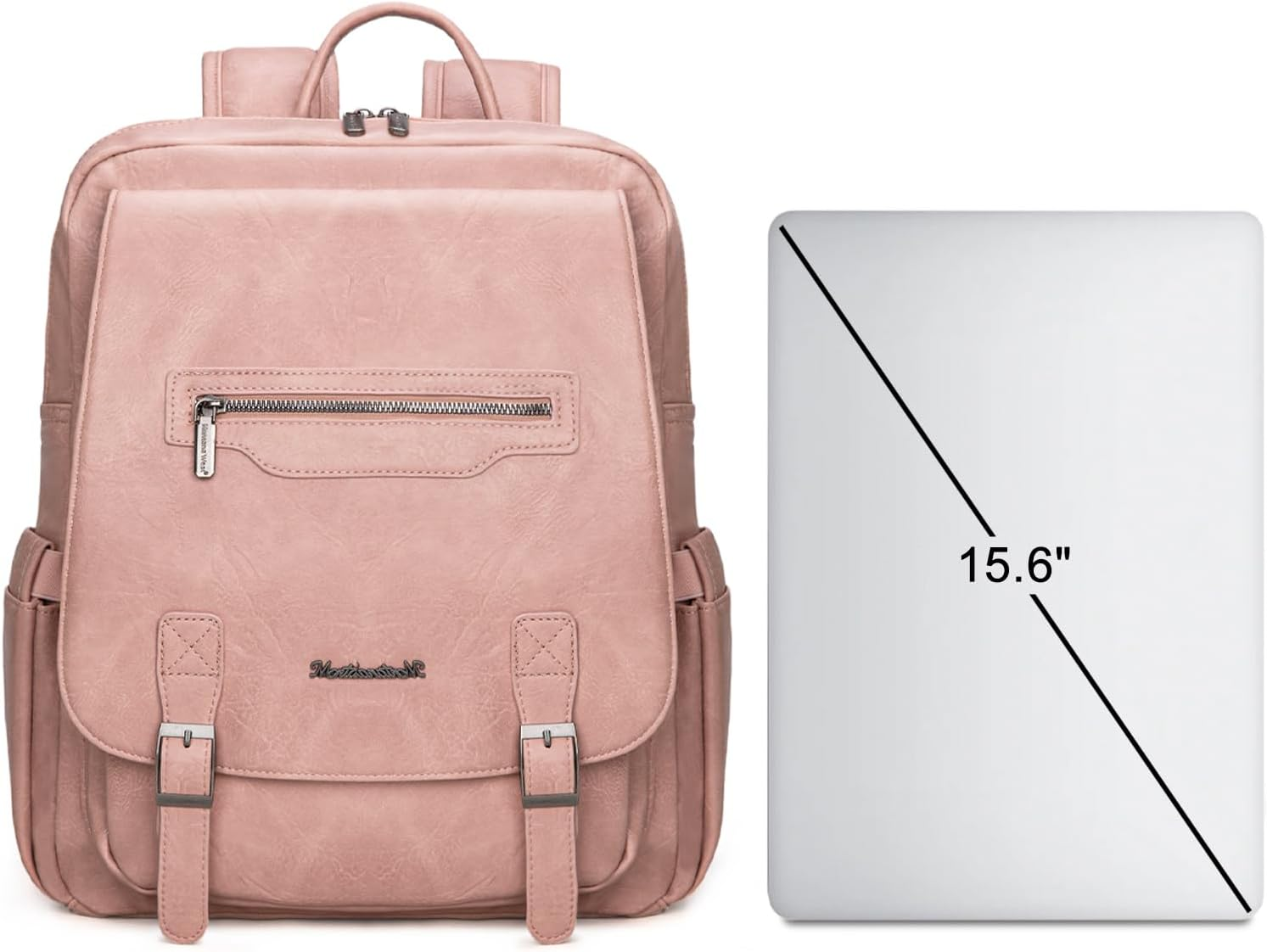 Montana West Laptop Backpack Purse for Women Men Unisex Vintage Backpack Casual Daypack Travel Work with USB Charging Port