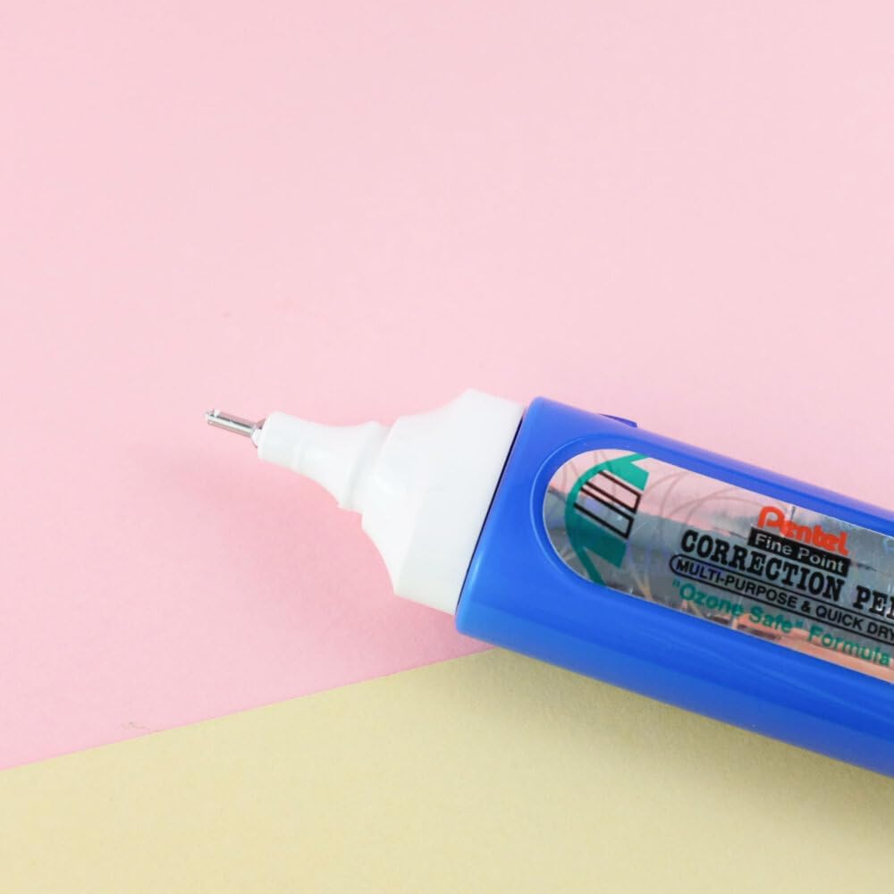 Pentel Micro Correct Fine Precision Tip Fluid Correction Pen, 12 Ml image number 1