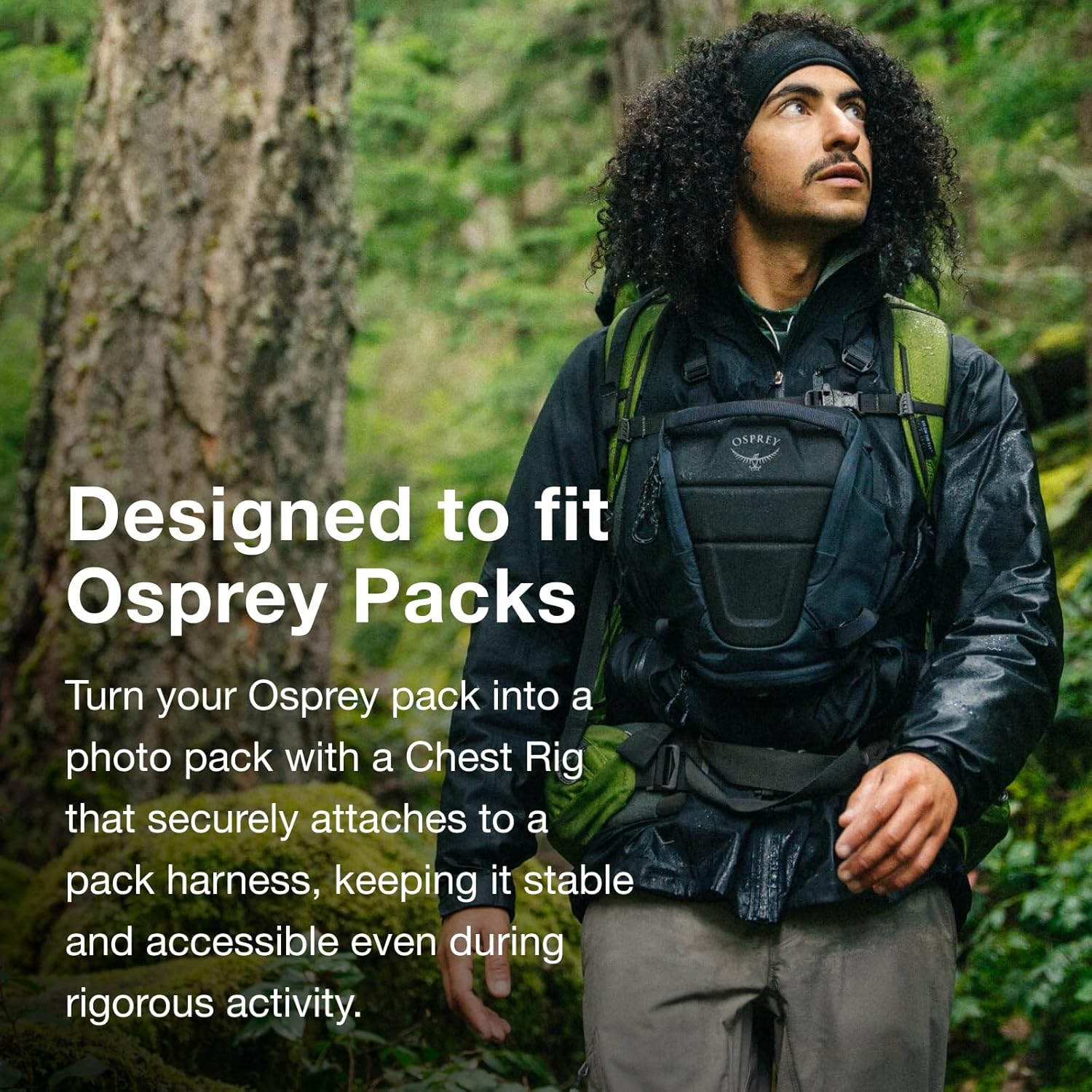 Osprey Camera Chest Rig, Charcoal Grey image number 3