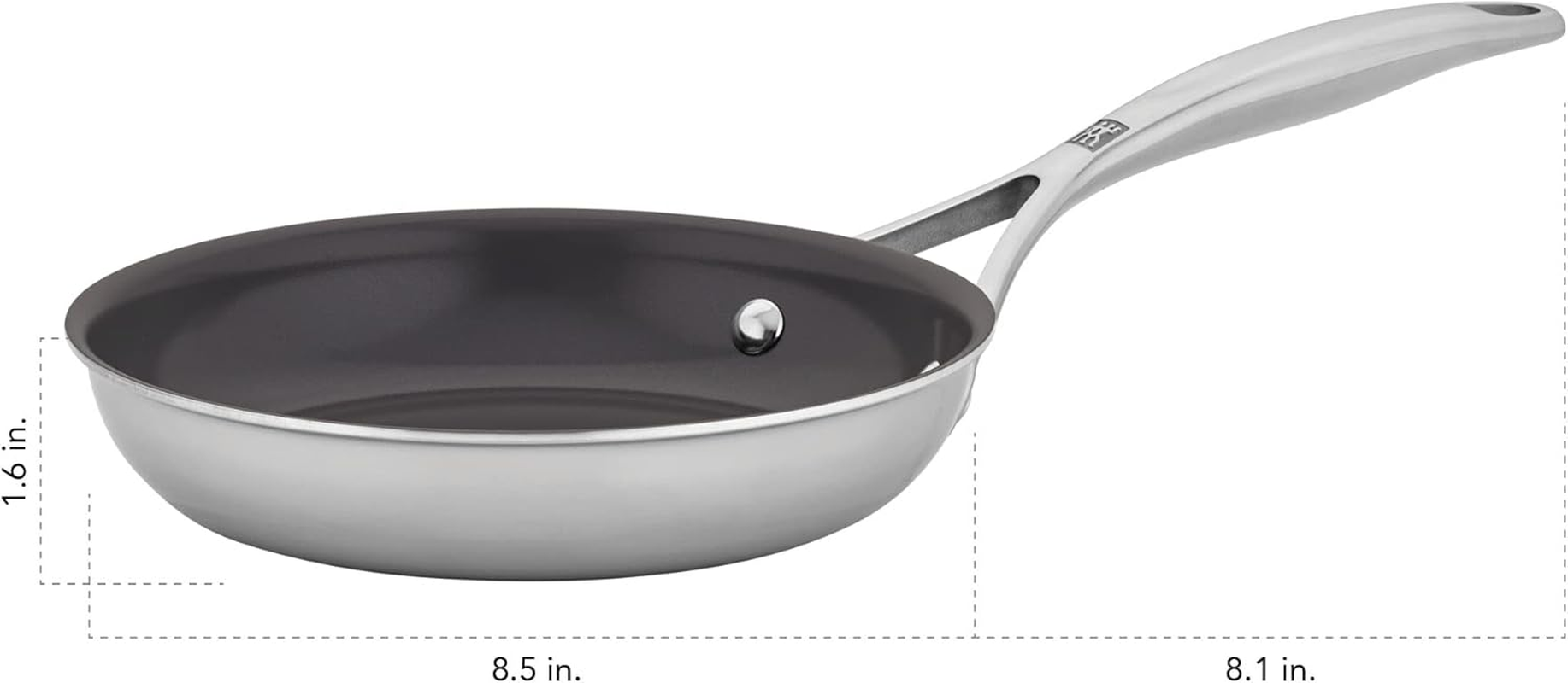 ZWILLING Spirit Energy + 8-Inch Stainless Steel Ceramic Nonstick Fry Pan image number 6