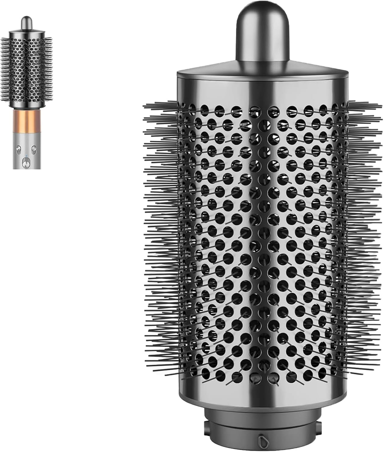 Large round Volumizing Brush for Dyson Airwrap, Large round Brush Attachment Compatible with Dyson Airwrap HS05 HS01 for Fluff Up, Volumize and Styling Hair (Rose)