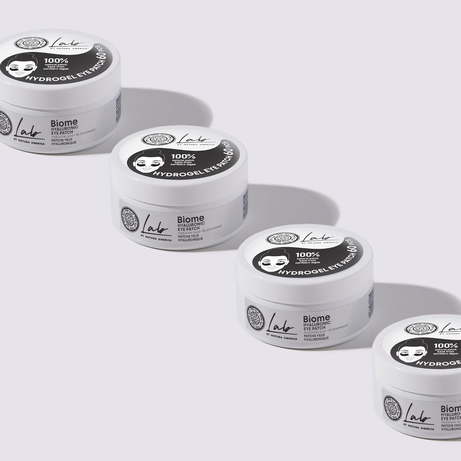 Lab by NS. Biome Hyaluronic Acid Eye Patches, Intensive Moisture & Anti-Fatigue, with Fermented Berry Extracts, Pack of 60 image number 2