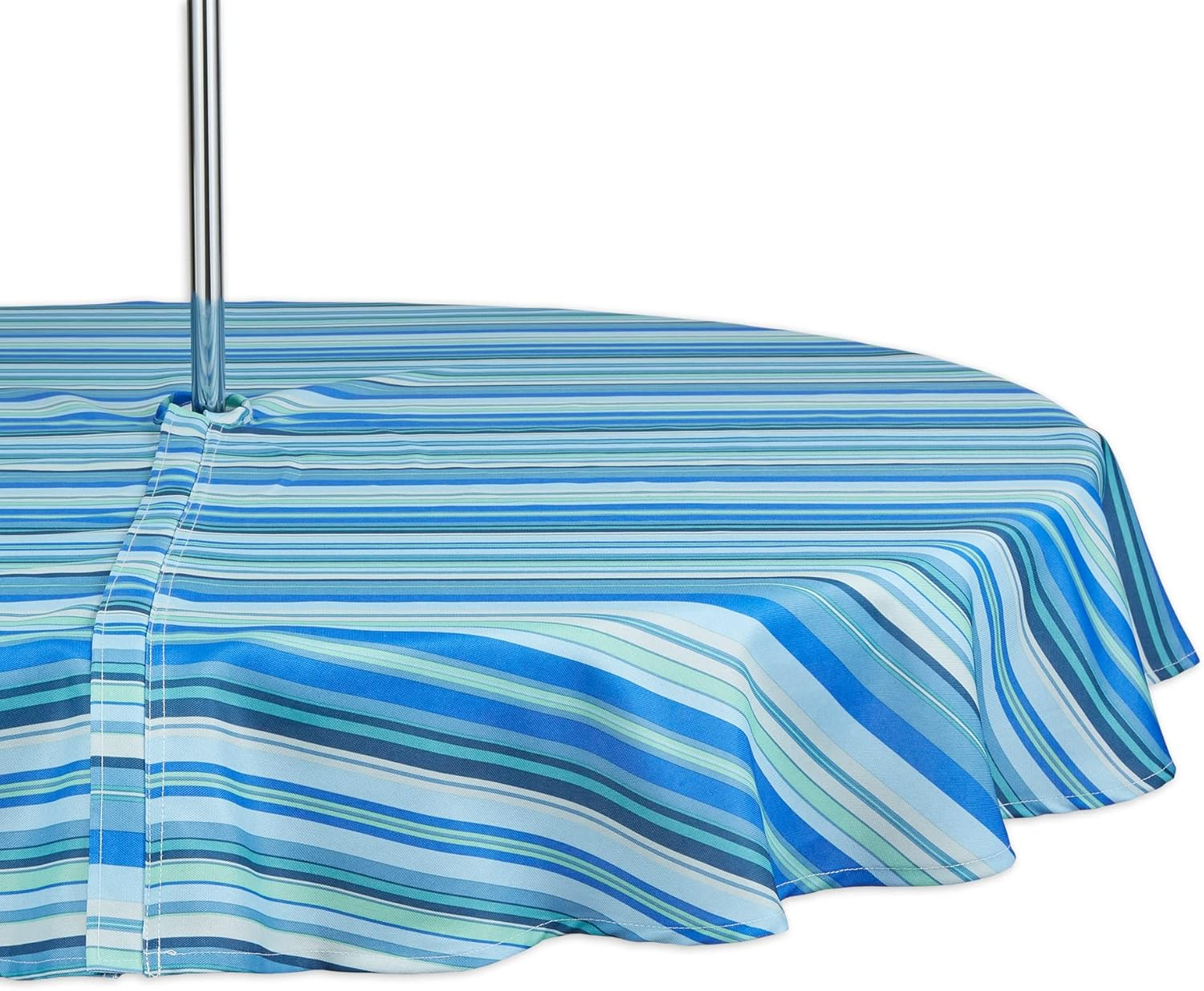 DII Indoor/Outdoor Tabletop Collection Multi-Use, Machine Washable, Striped, Table Runner, 14X72, Beachy Print image number 6
