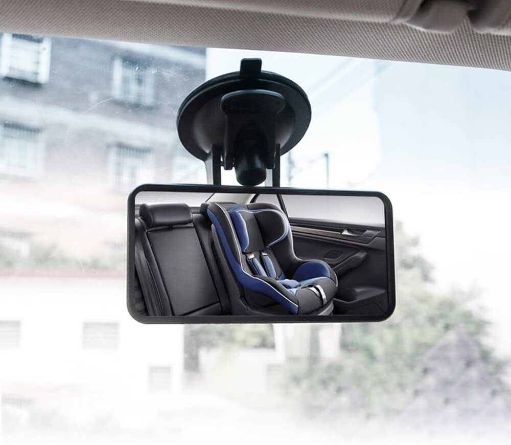 Xinyee Baby Car Mirror Rear View Mirror Wide View Suction Cup Mirror image number 2