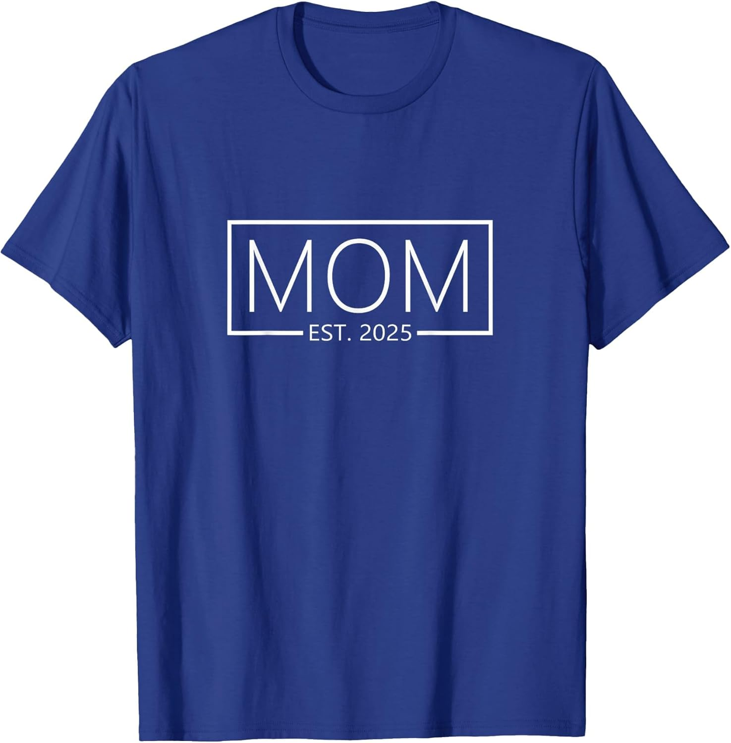 New Mom 2025 T-Shirt - Cute Maternity Tee for Expecting Mothers, Est. 2025 Pregnancy Announcement Gift, Funny Baby Shower Present for First-Time Moms image number 3