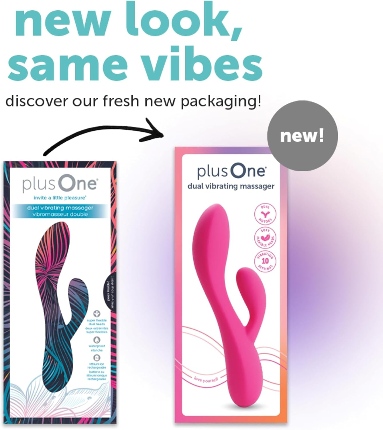 Plusone Dual Vibrating Massager image number 4