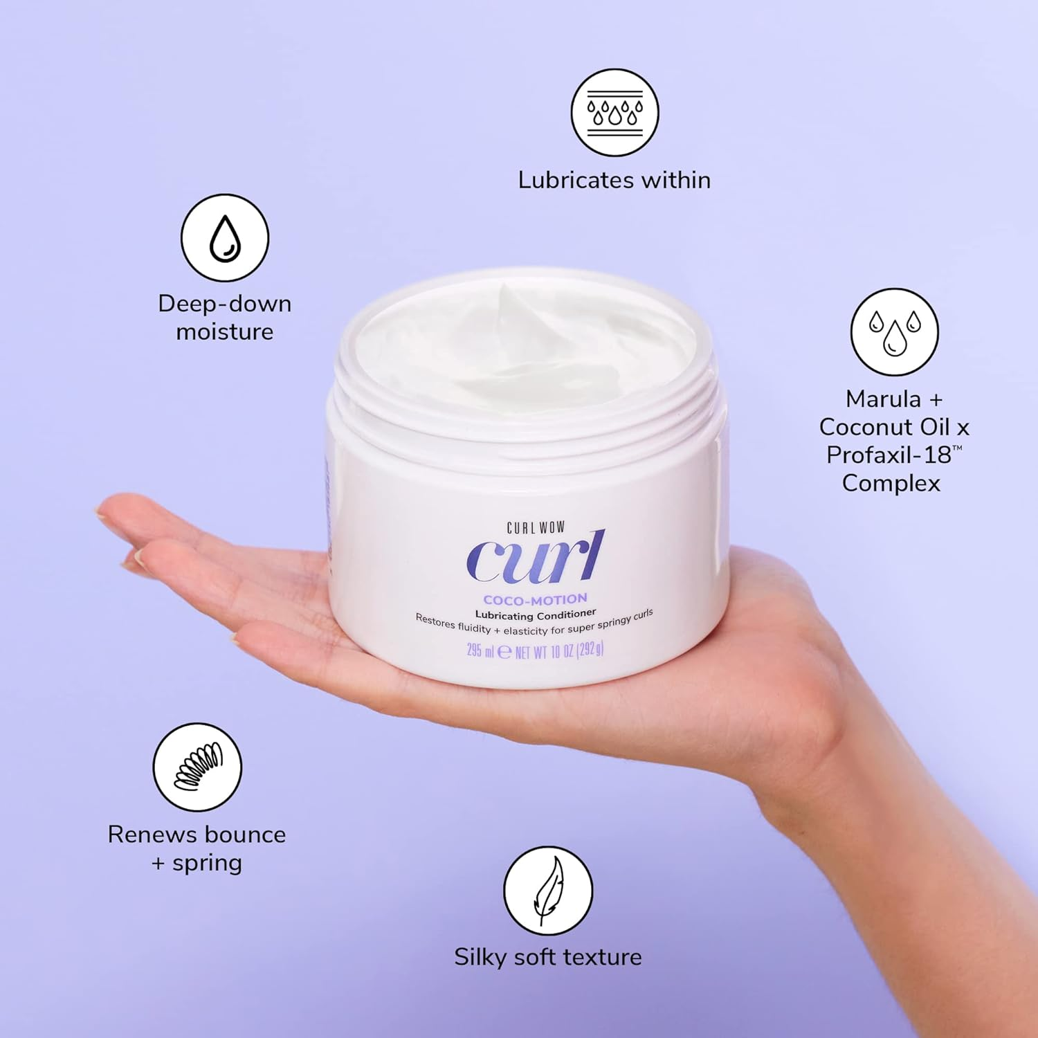 COLOR Wow COCO-MOTION Lubricating Conditioner, Color Wow Curl Wow image number 2