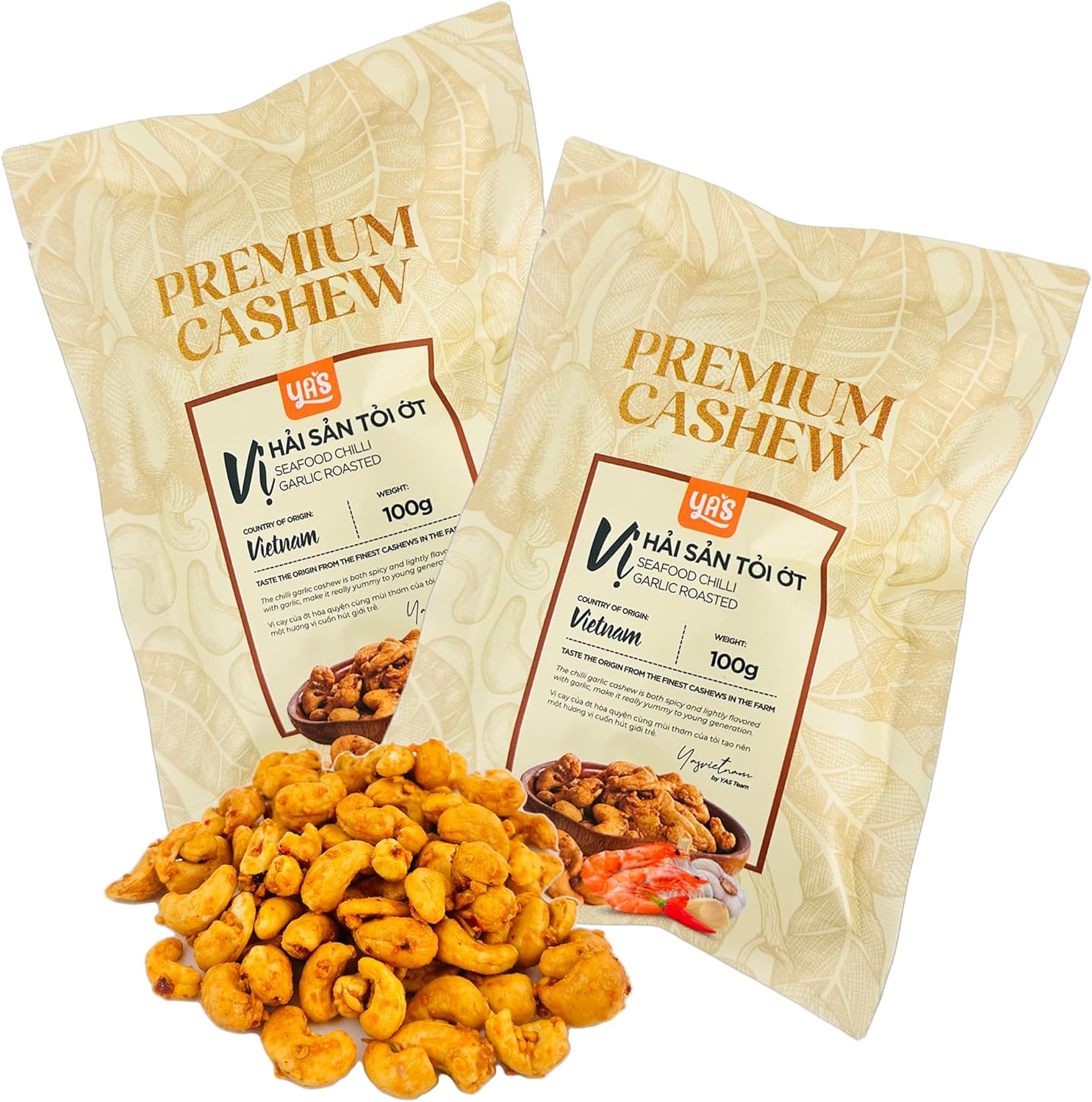 Gourmet Savory Cashews Trio (300G) Enjoy Classic Lightly Salted, Salt and Pepper, and Seafood Sensation Flavors, Premium Air Roasted Cashews, Heart Healthy Snacks with Plant Protein for Kids and Adults, Perfect for Parties, On-The-Go Snack and Lunch Box Snack