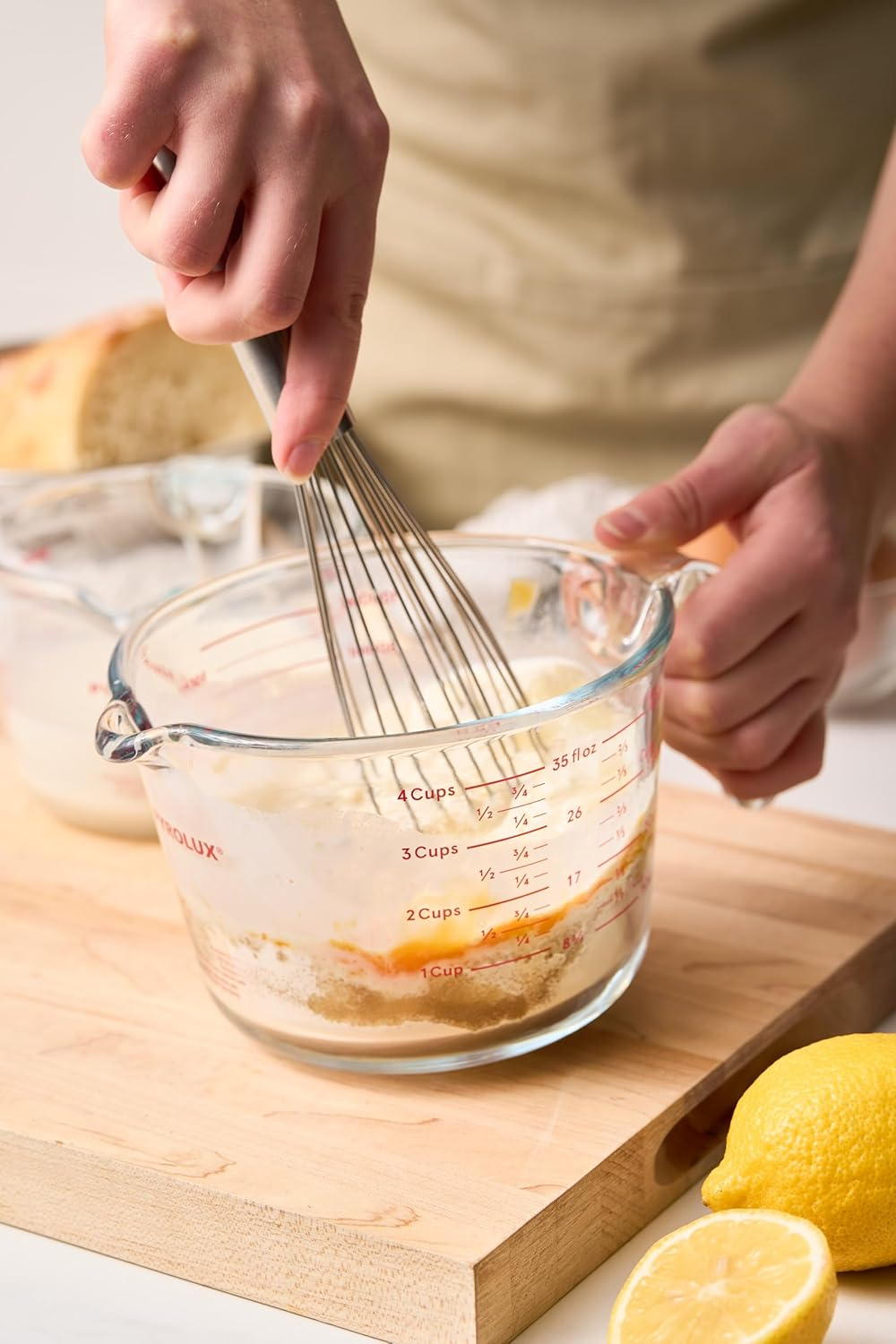 Pyrolux Borosilicate Glass Measuring Jug 1000Ml/4 Cup image number 3