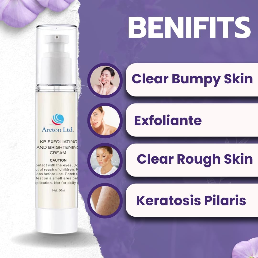 Areton Bump Eraser Body Bump Eraser Exfoliant for Keratosis Pilaris Cream with 5 Active Ingredients Kojic Acid, Lactic Acid, Glycolic Acid, Niacinamide & Salicylic Acid | Rough Skin image number 4