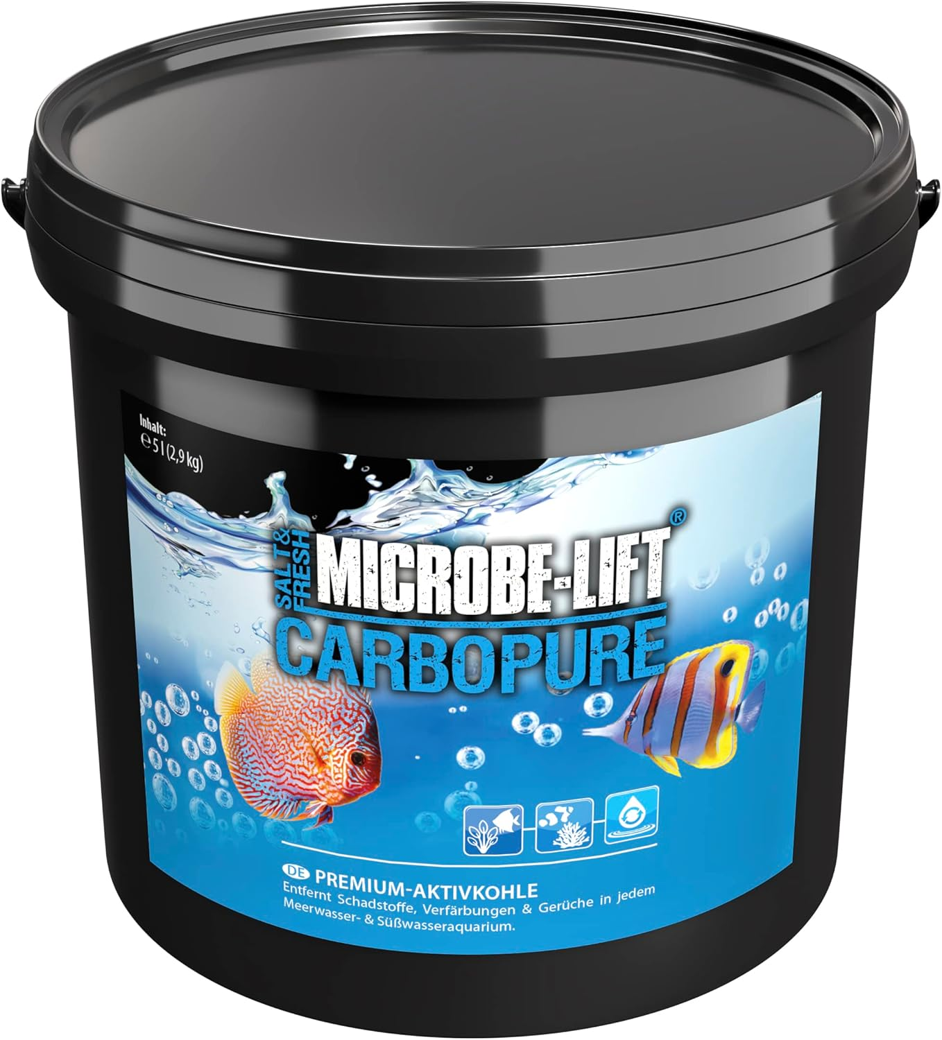 MICROBE-LIFT Carbopure Activated Carbon Filter Medium Helps Yellow Water, Medication, Toxins in Aquarium (2.9Kg) image number 6