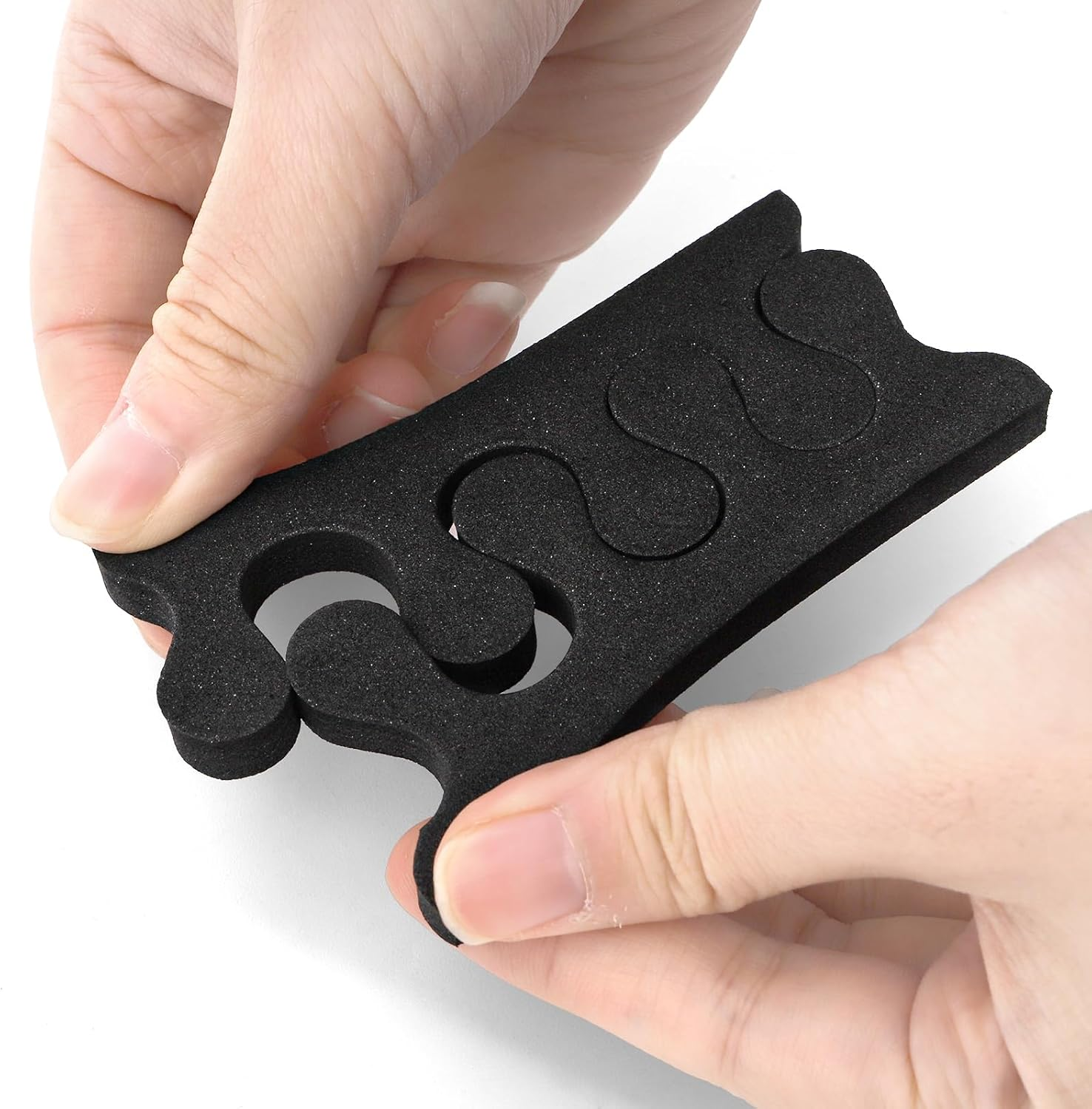 Covzoe 600 Pieces/300 Pair Toe Separators Kit, Sponge Toe Spacers Pedicure Tool for Women, Toe Spreaders Finger Dividers for Nail Art Painting Polishing Spa image number 3