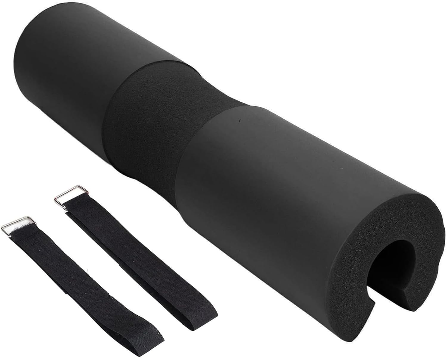 Yeanifeana Barbell Pad - High-Density Foam Sponge Pad for Squats, Weightlifting, Lunges & Hip Thrusts, Perfect Fit Standard and Olympic Bars (Black)