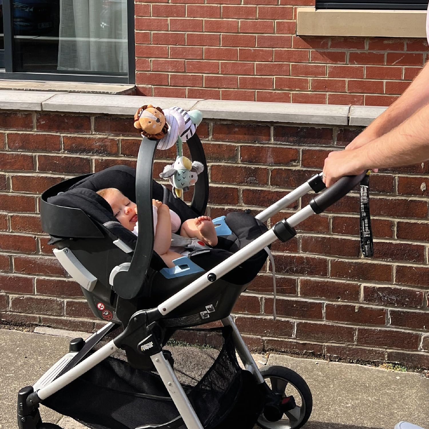 Nuby Animal Adventures Activity Spiral &ndash; Interactive Pram Toy with Sensory Toys | Suitable from Birth image number 3