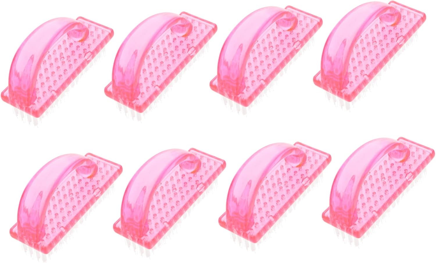 MUSISALY 8Pcs Nail Art Brush Dust Brush for Nail Care and Cleaning Comfortable Grip Design Wear-Resistant Bristles Manicure image number 2