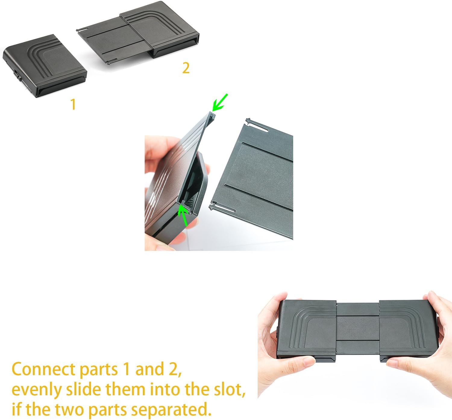 TFY Foldable Sun Shade Visor for Mobile Phones, Anti-Glare Hood, Sun Shield, Easy to Install, Stable and Secure Fit, Portable and Foldable Design image number 5