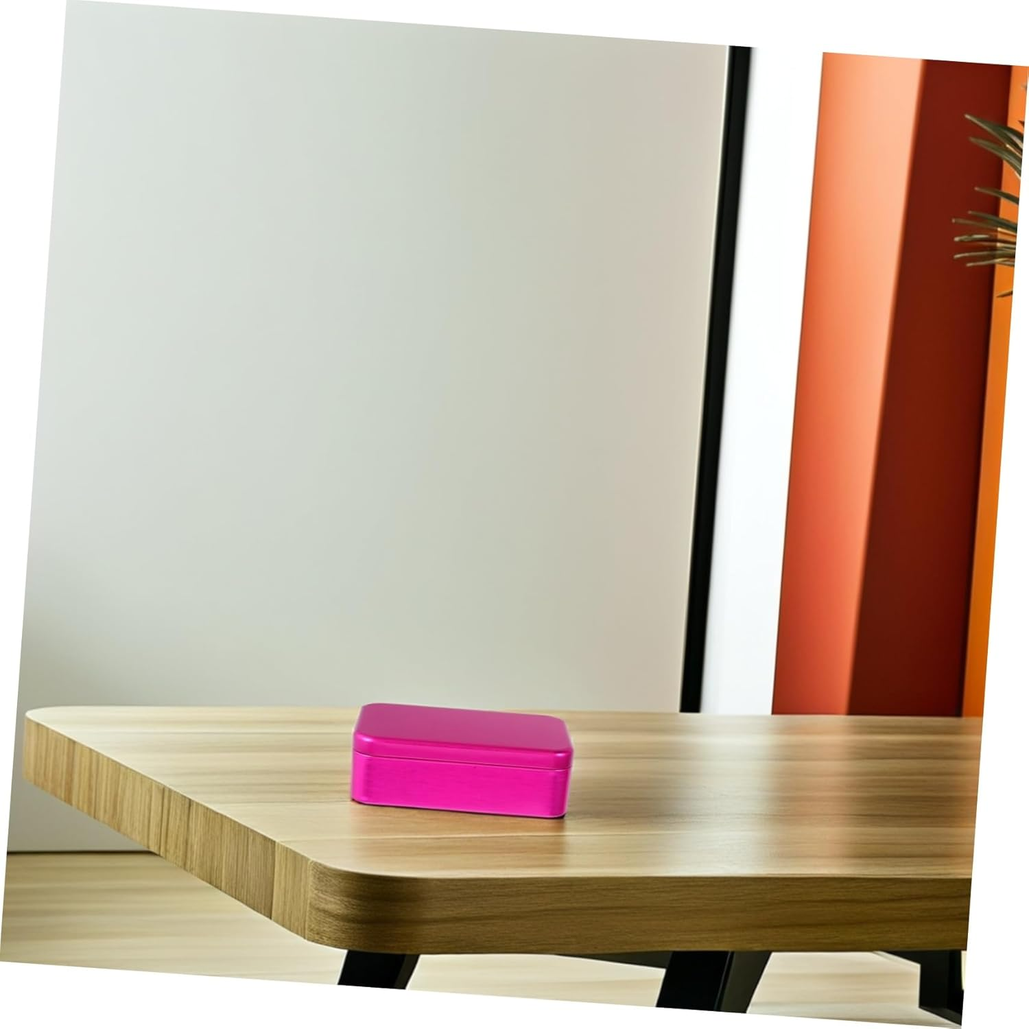 5Pcs Brushed Metal Spice Box Storage Tin Canisters Decorative Luggage Cosmetics Cases